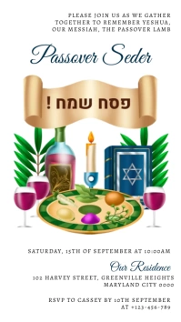 Passover Instagram Story template