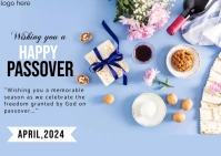 Passover poster Postcard template