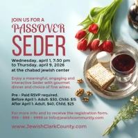 Passover Seder Invite Template Instagram Post