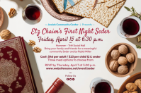 Passover Seder Night Invite Post Template Poster