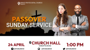 passover service Présentation (16:9) template