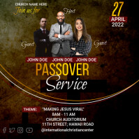 passover service Template | PosterMyWall