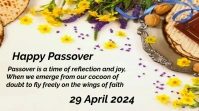 Passover template Twitter-opslag