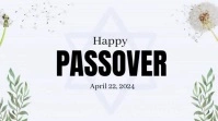 Passover video template Digital na Display (16:9)