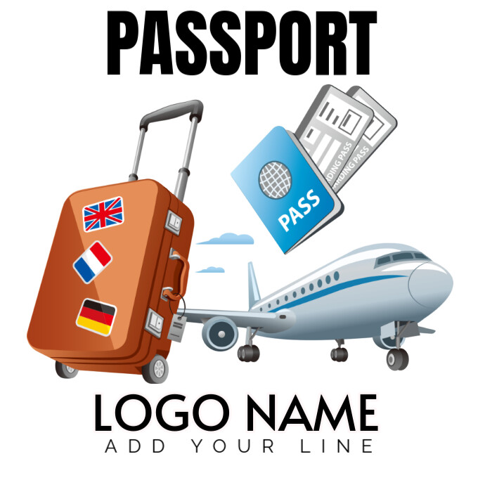 PASSPORT LOGO template