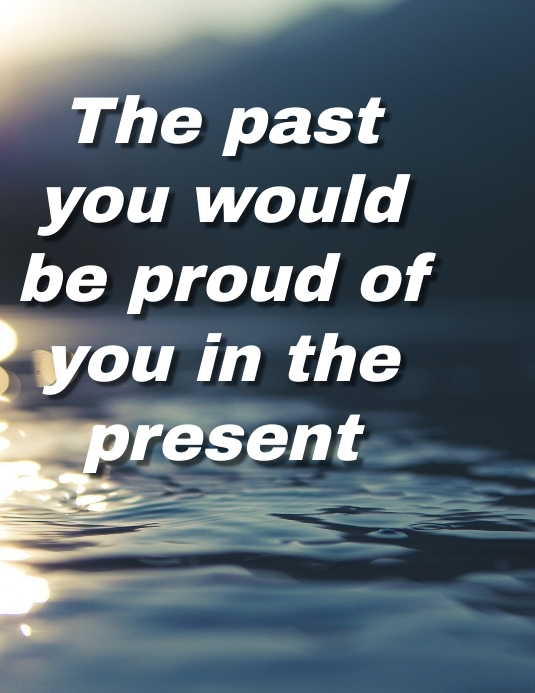 Past Flyer (US Letter) template