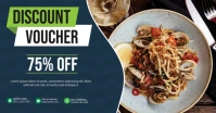 Pasta Discount Voucher Image partagée Facebook template