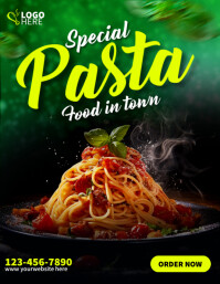 Pasta Food Ads Template | PosterMyWall