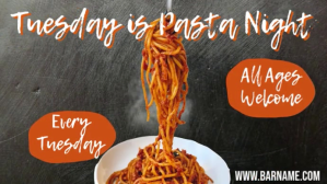 Pasta Night Restaurant Social Media Template Digital Display (16:9)