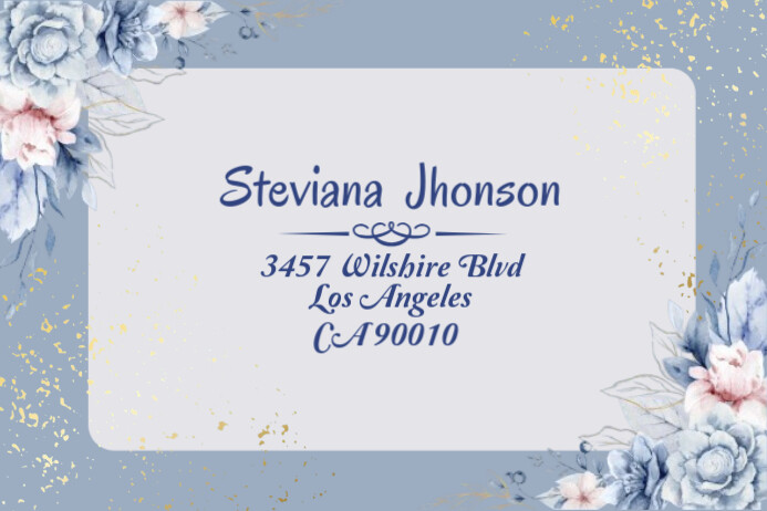 Pastel Address Label Label template