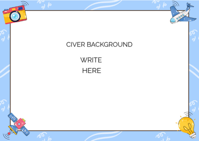 Pastel Assignment Cover Background Posters Postcard Template | PosterMyWall