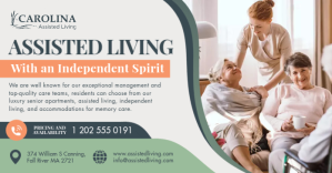 Pastel Assisted Living Facebook Image template