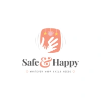 Pastel Babysitting Logo template