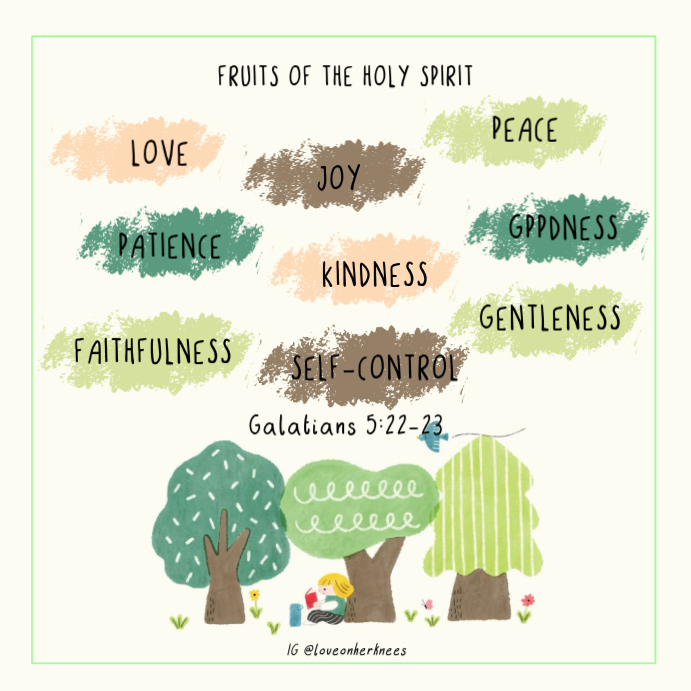 Pastel Bible Verse Instagram Post Template | PosterMyWall