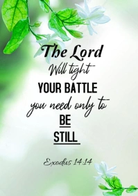 Pastel Bible Words  A1 template