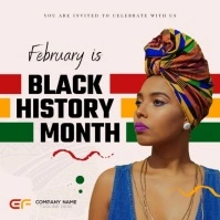 Pastel Black History Month Instagram Slidesho template