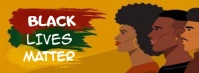 Pastel Black Lives Matter  Facebook Cover Photo template