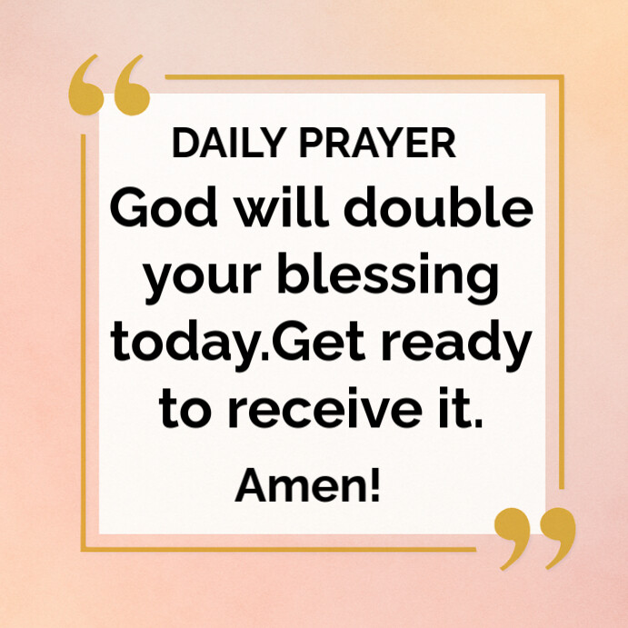 Pastel Daily Prayer Instagram Post Template | PosterMyWall