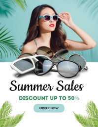 Pastel Editable Summer Sales Flyer | Editable Sales Flyer Flyer (us Letter) Pamflet (Letter AS) template