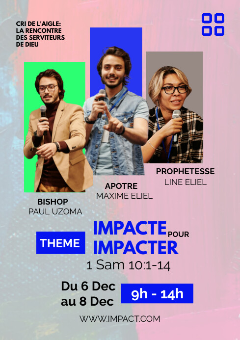 Pastel Event Template A3