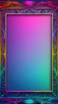 Pastel Floral Frame  Instagram Story template