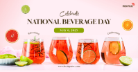 Pastel Gradient FB Shared Image Beverage Day template
