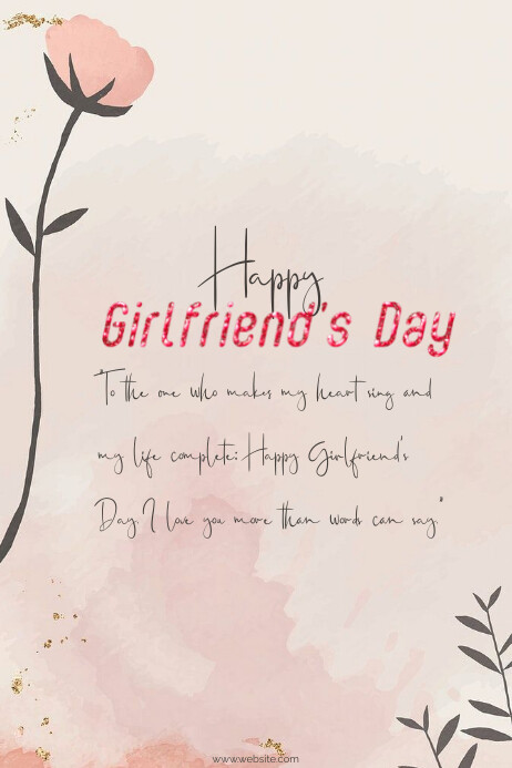 template capcut girlfriend day