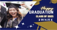 Pastel Happy Graduation  Facebook Ad template