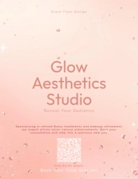 Pastel Makeup Artist / Botox Clinic Promotion Flyer (us Letter) template