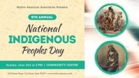 Pastel National Indigenous Peoples Day Facebo Facebook Cover Video (16:9) template