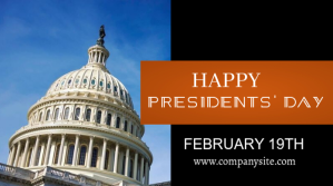 Pastel Presidents' Day Celebration  Twitter Post Twitter-opslag template