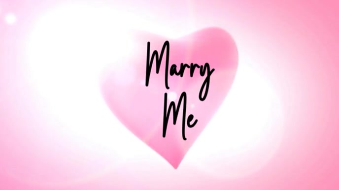 Pastel Proposal Animation  Digital Display (16:9) template