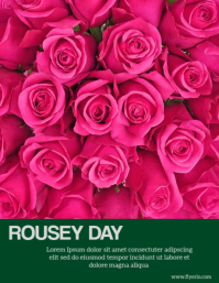 Pastel Rosey Day  Flyer (us Letter) template