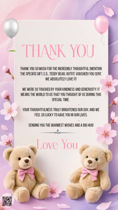 Copy of Pastel Thank You Card Digital Instagram Story | PosterMyWall