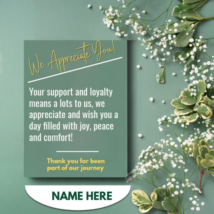 Copy of Pastel Thank You Template Instagram Post | PosterMyWall