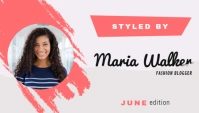Pastel Themed Fashion Blog Header template