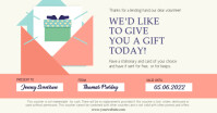 Pastel Themed Gift Voucher Facebook Shared Image template