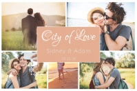 Pastel Valentine Couple Collage Landscape
