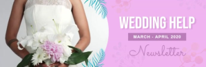 Pastel Wedding Themed Video Email Header Nagłówek wiadomości e-mail template