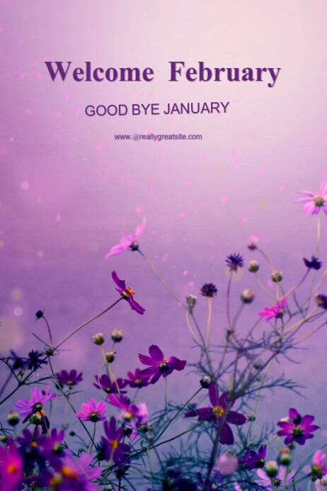 Red February Greeting Posters Template | PosterMyWall