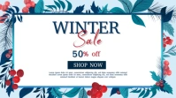 Pastel Winter Sale  Digital Display (16:9) template