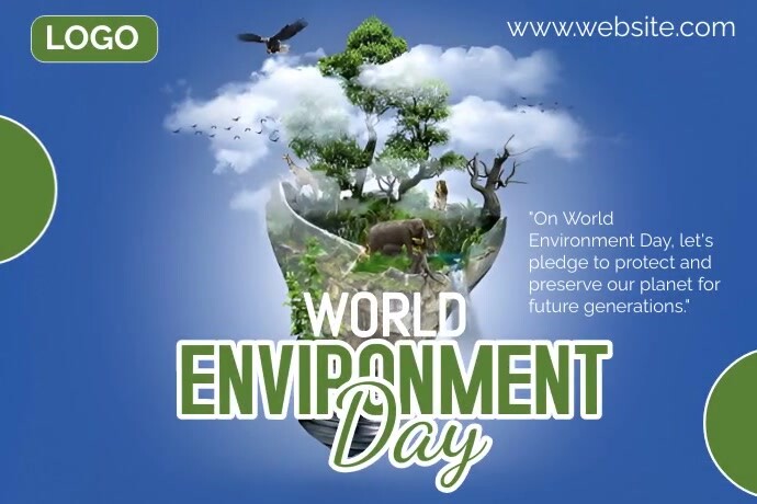 Pastel World Environment Day Poster 海报 template