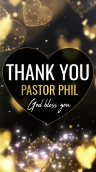 Pastor's appreciation Digital Display (9:16) template