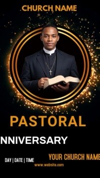 pastor anniversary,event Flyer (US Letter) template