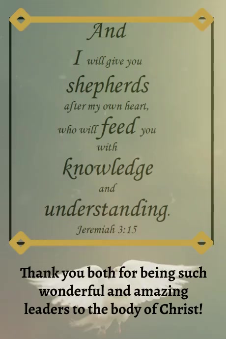 Pastor Anniversary Card Template PosterMyWall pastor-anniversary-card-template-postermywall