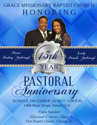 270 Pastor S Anniversary Customizable Design Templates