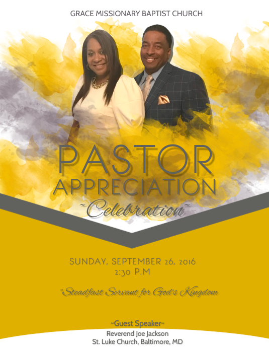 Pastor Appreciation Volante (Carta US) template