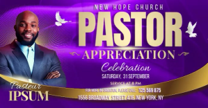 Pastor Appreciation Facebook begivenhed cover template
