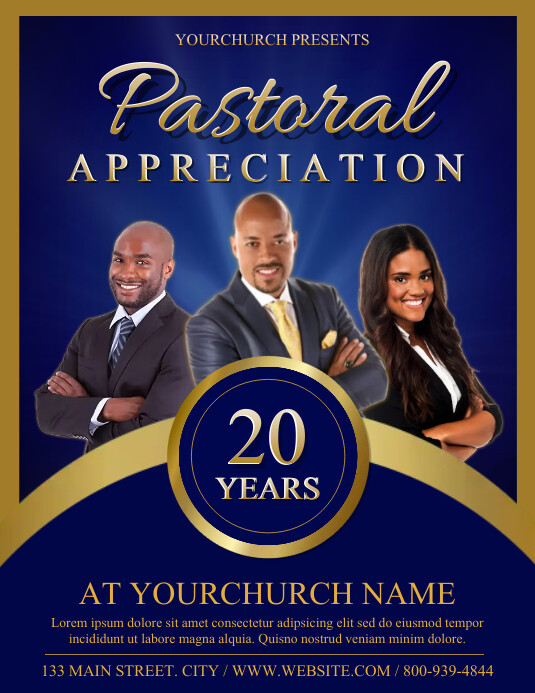 Pastor Appreciation Template PosterMyWall Pastor Appreciation Template PosterMyWall