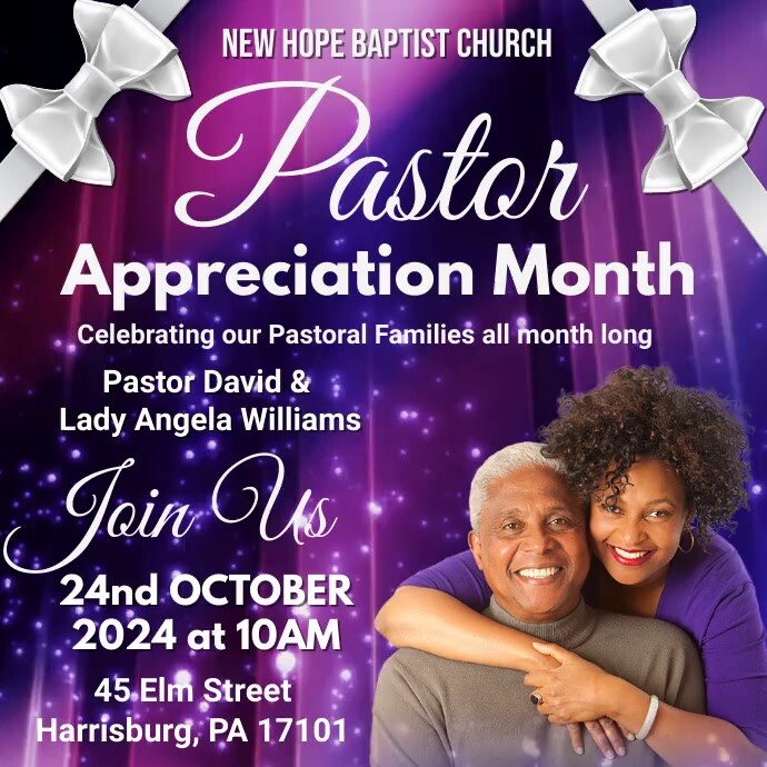 Pastor Appreciation Month Flyer Template PosterMyWall